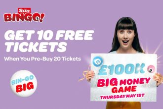 Get free tickets to Sun Bingo